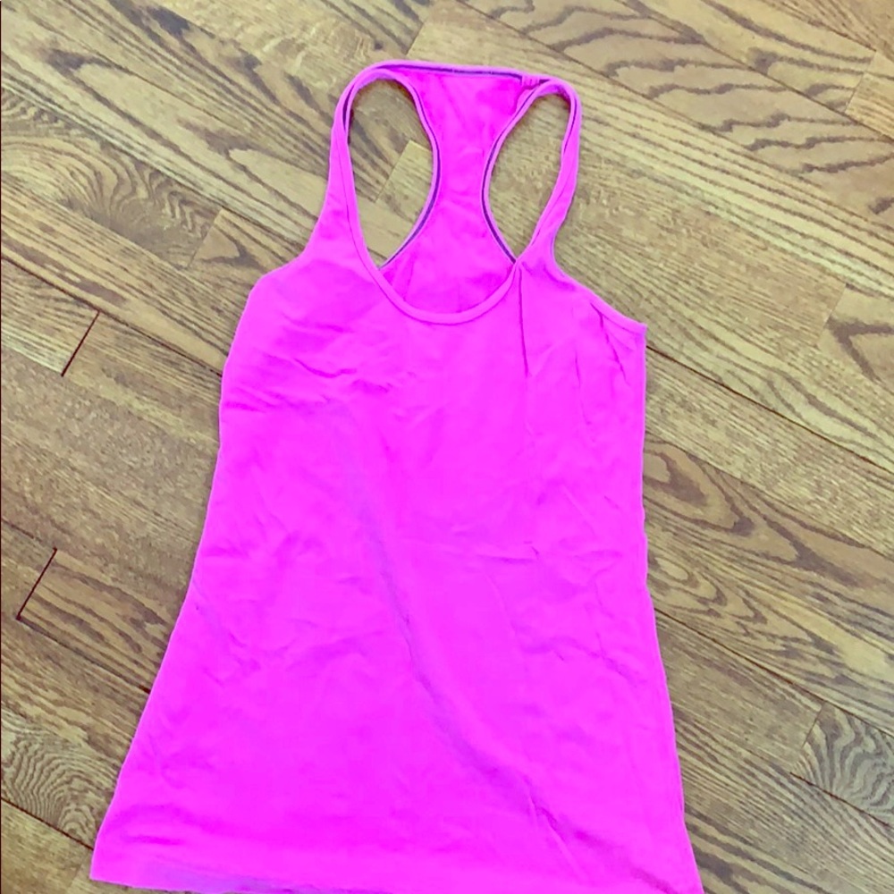 Lululemon cool racer back in raspberry